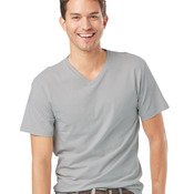 Fine Jersey Unisex V-Neck T-Shirt